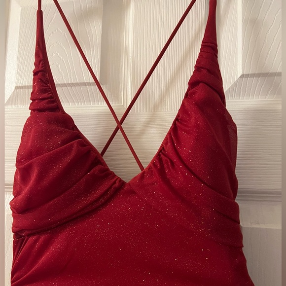 Vintage Red Dress - Picture 4 of 6